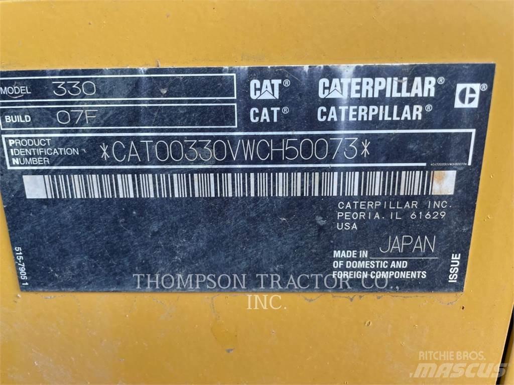 CAT 330 Bagri goseničarji