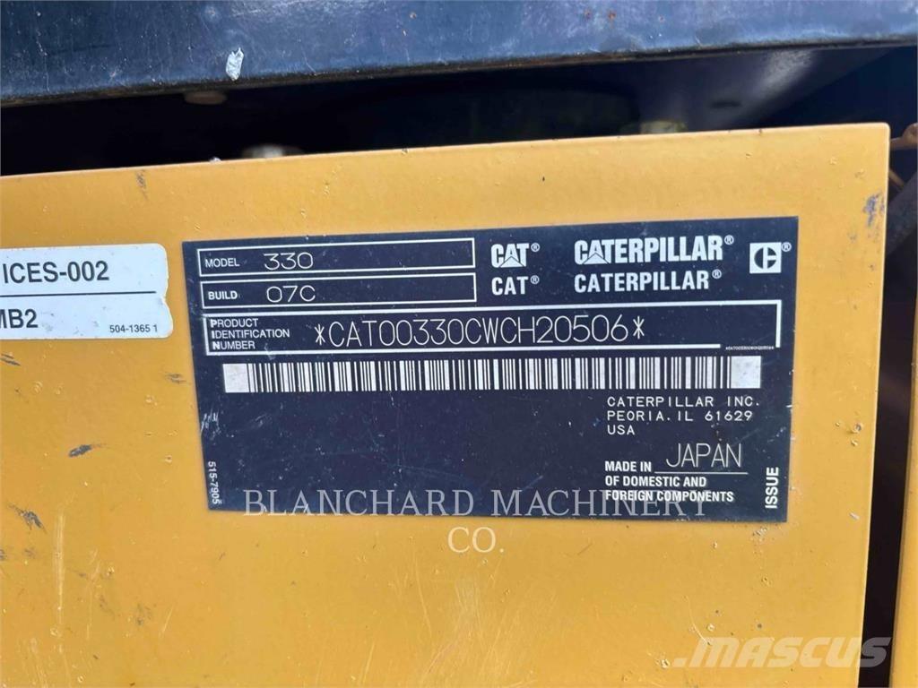 CAT 330 Bagri goseničarji