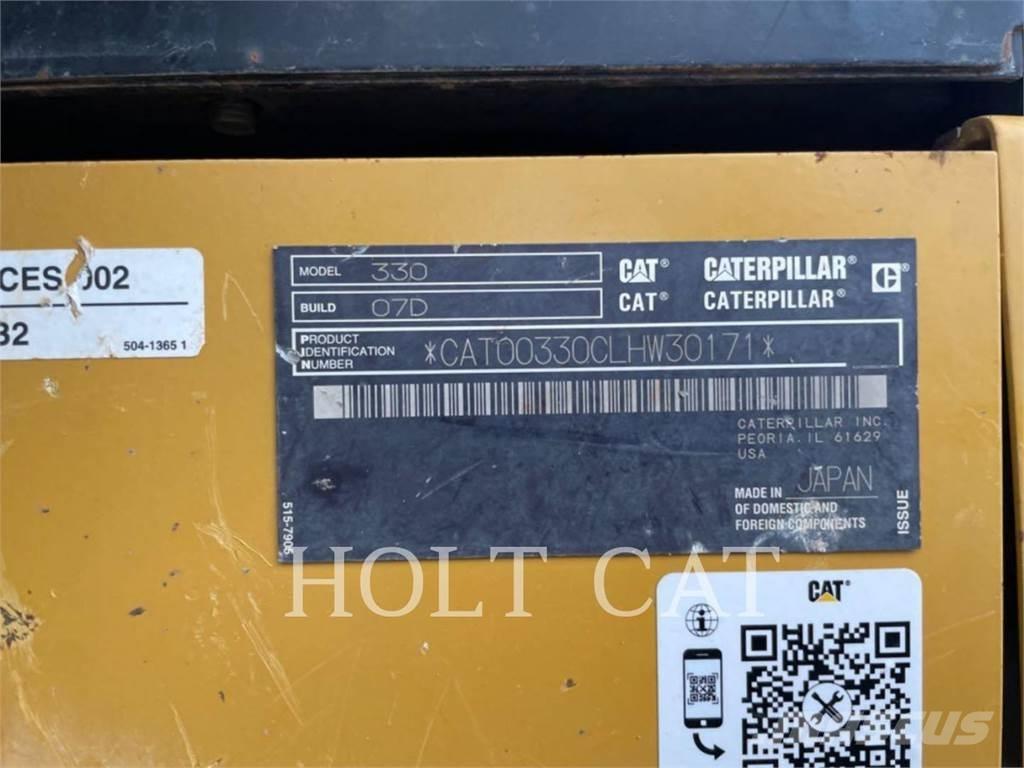 CAT 330 TC Bagri goseničarji