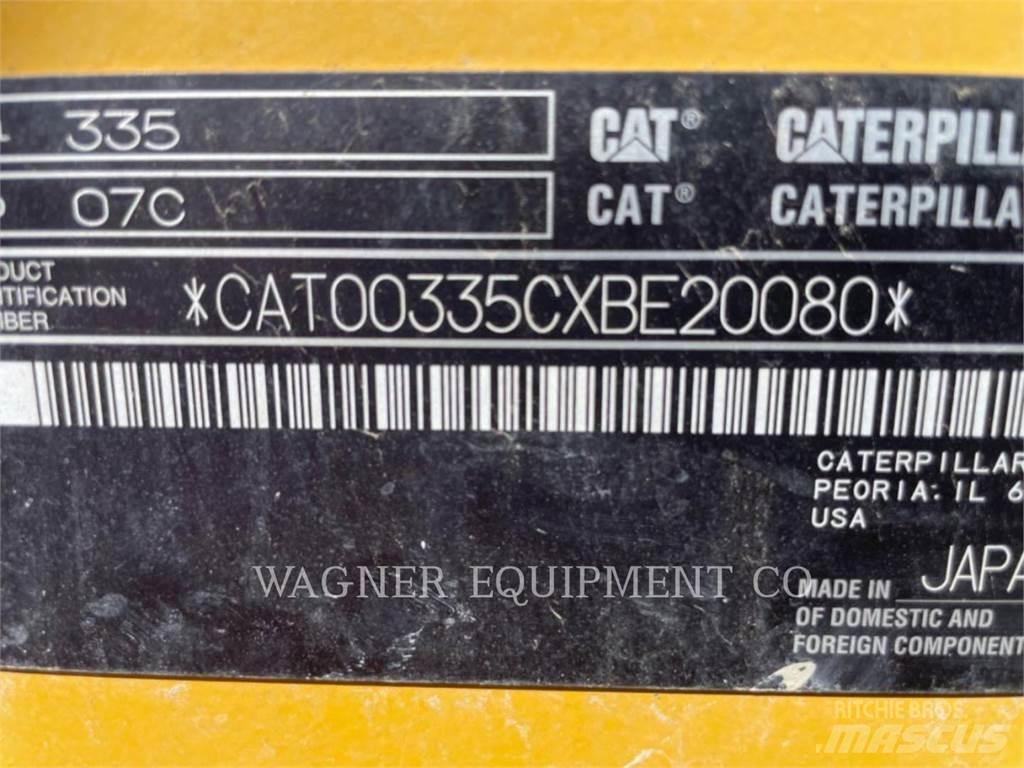 CAT 335 Bagri goseničarji