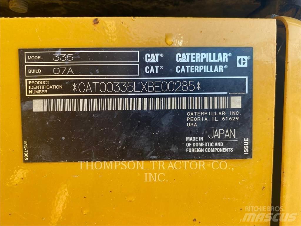 CAT 335 Bagri goseničarji