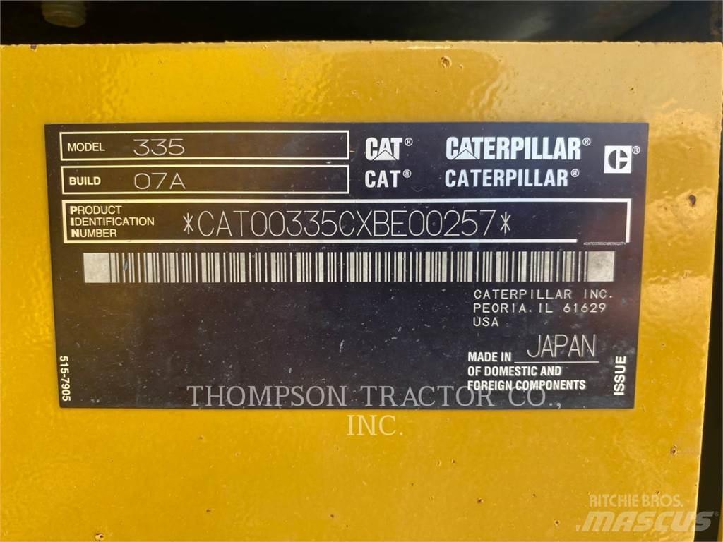 CAT 335 Bagri goseničarji