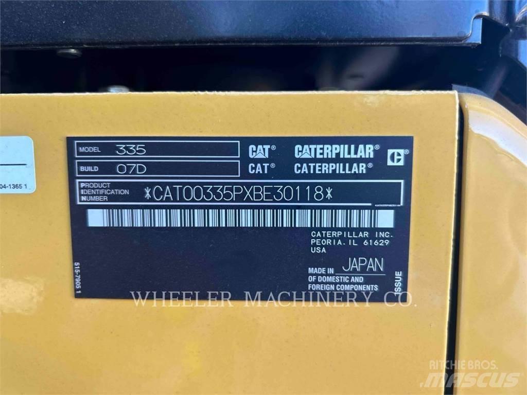CAT 335 CF Bagri goseničarji