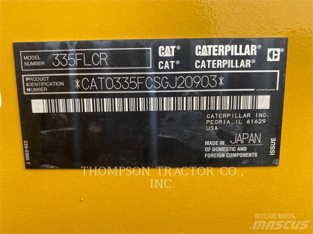 CAT 335FLCR Bagri goseničarji