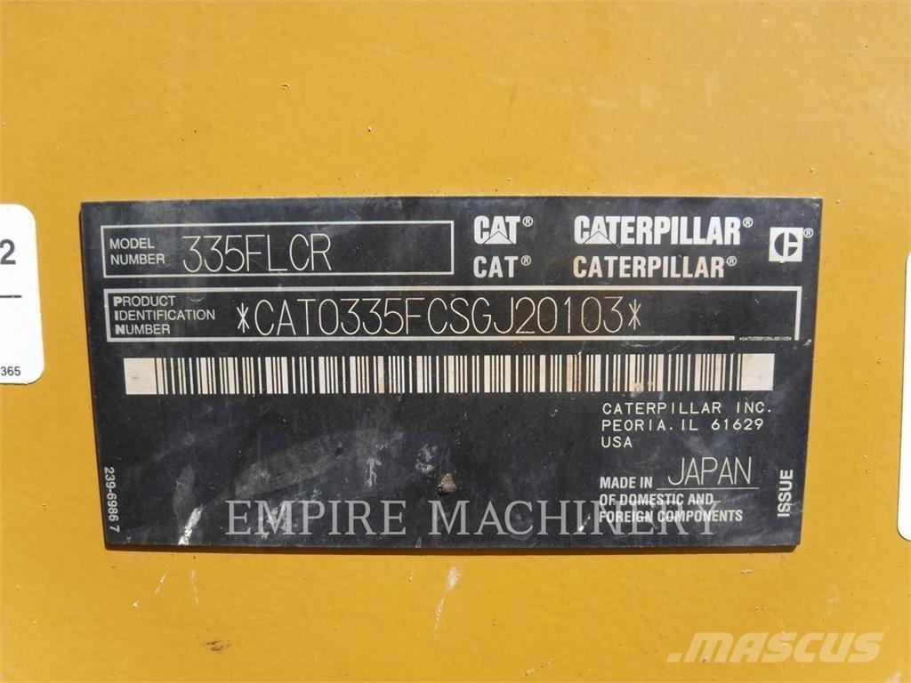 CAT 335FLCR Bagri goseničarji