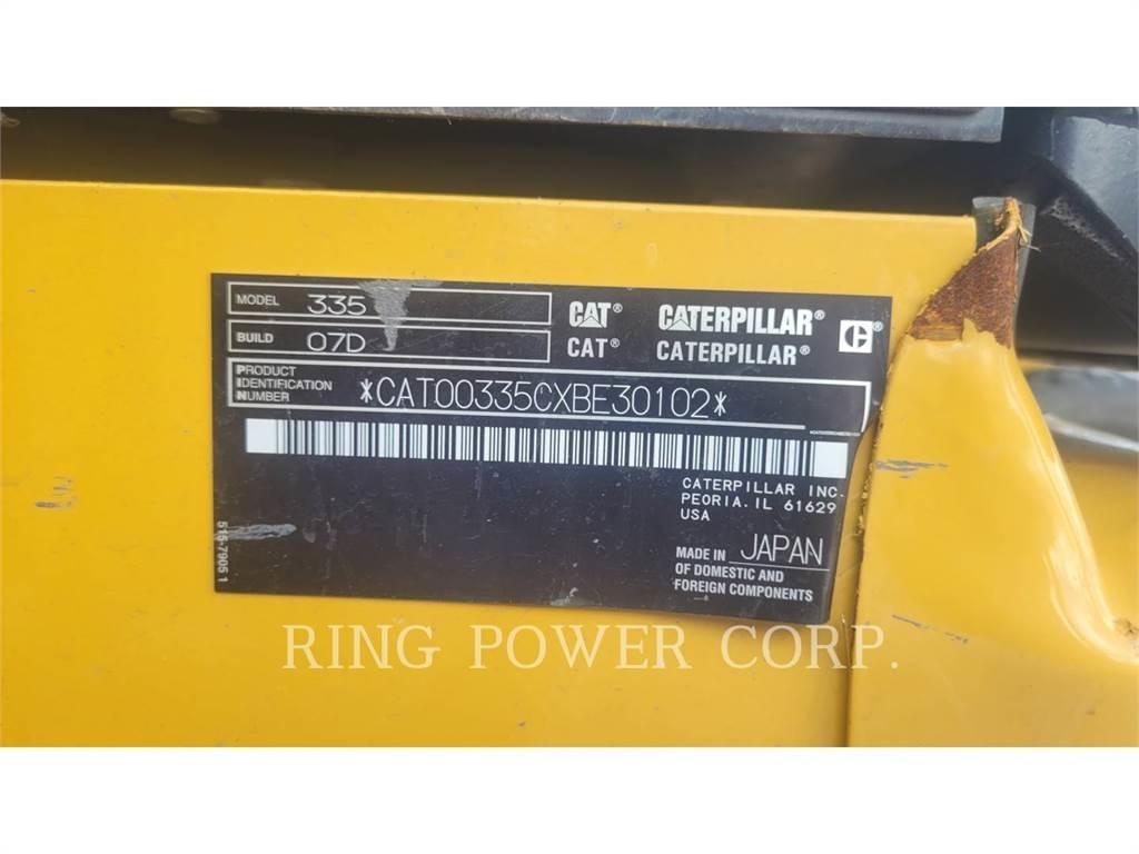 CAT 335QC Bagri goseničarji