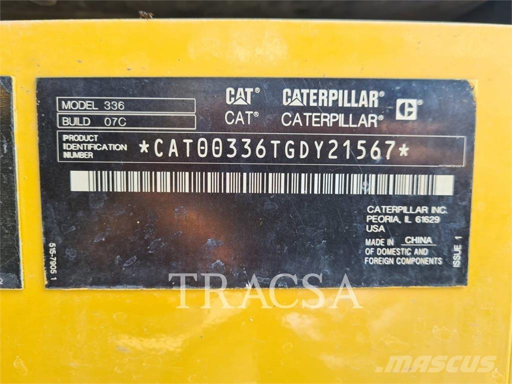 CAT 336 Bagri goseničarji