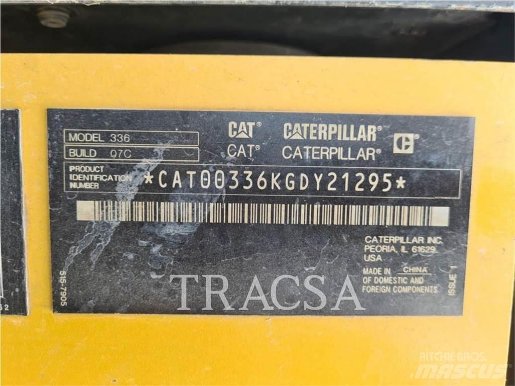 CAT 336-07 Bagri goseničarji