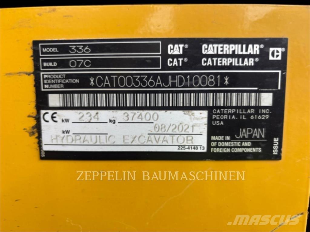 CAT 336-07C Bagri goseničarji
