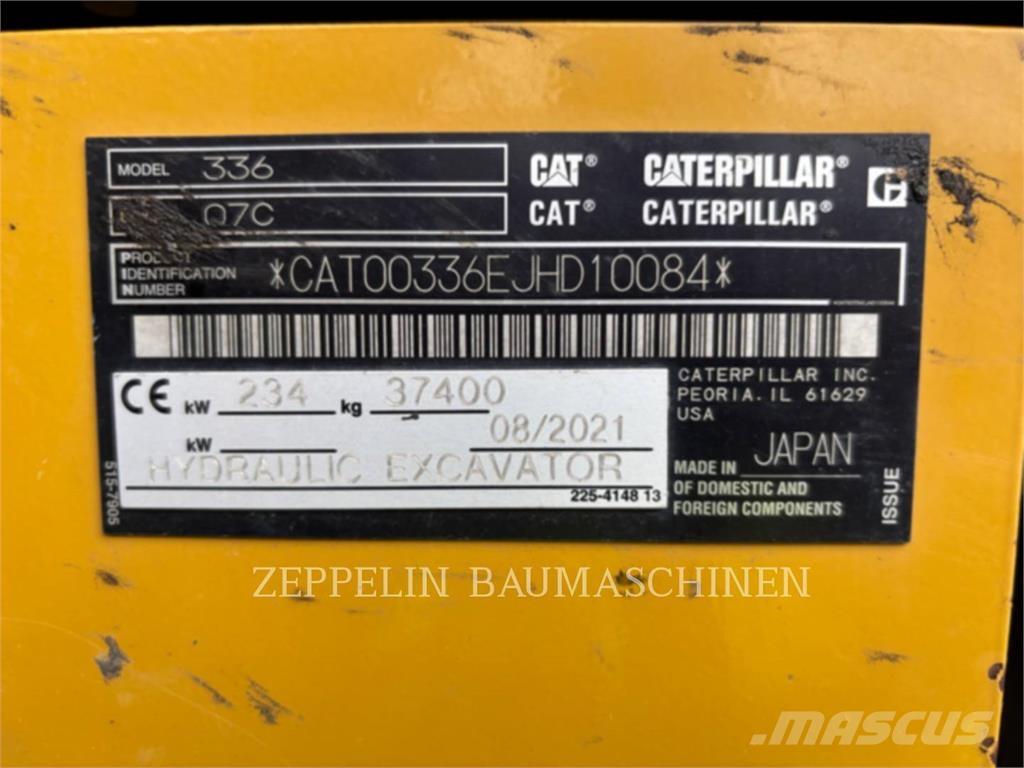 CAT 336-07C Bagri goseničarji