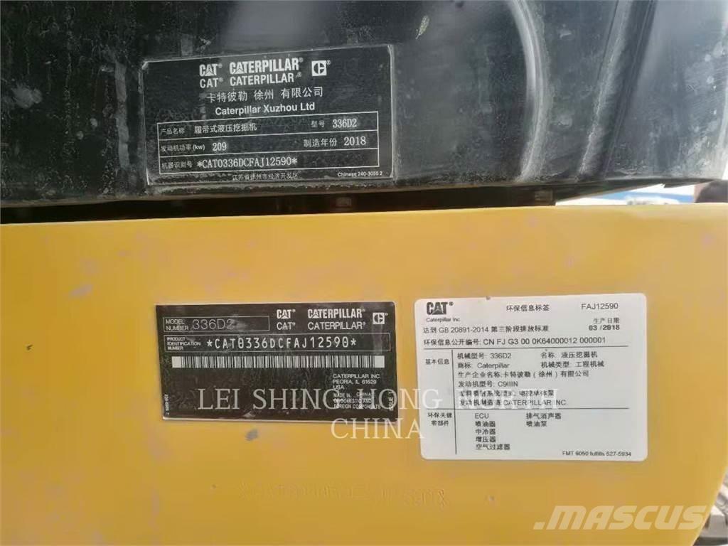 CAT 336D2 Bagri goseničarji