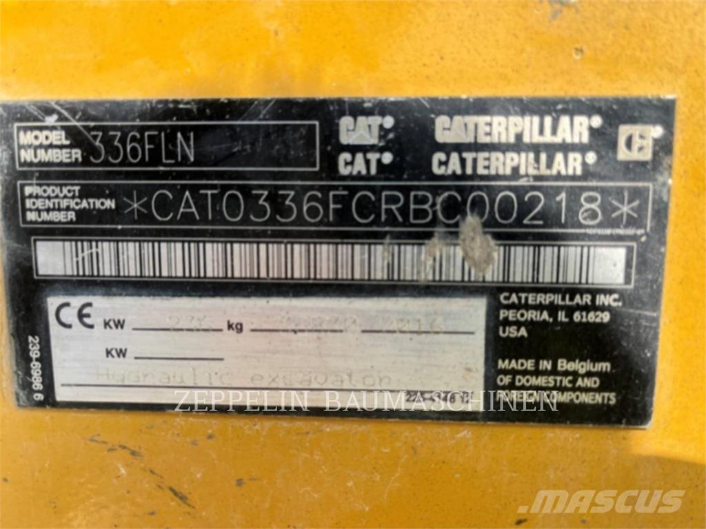 CAT 336FLN Bagri goseničarji