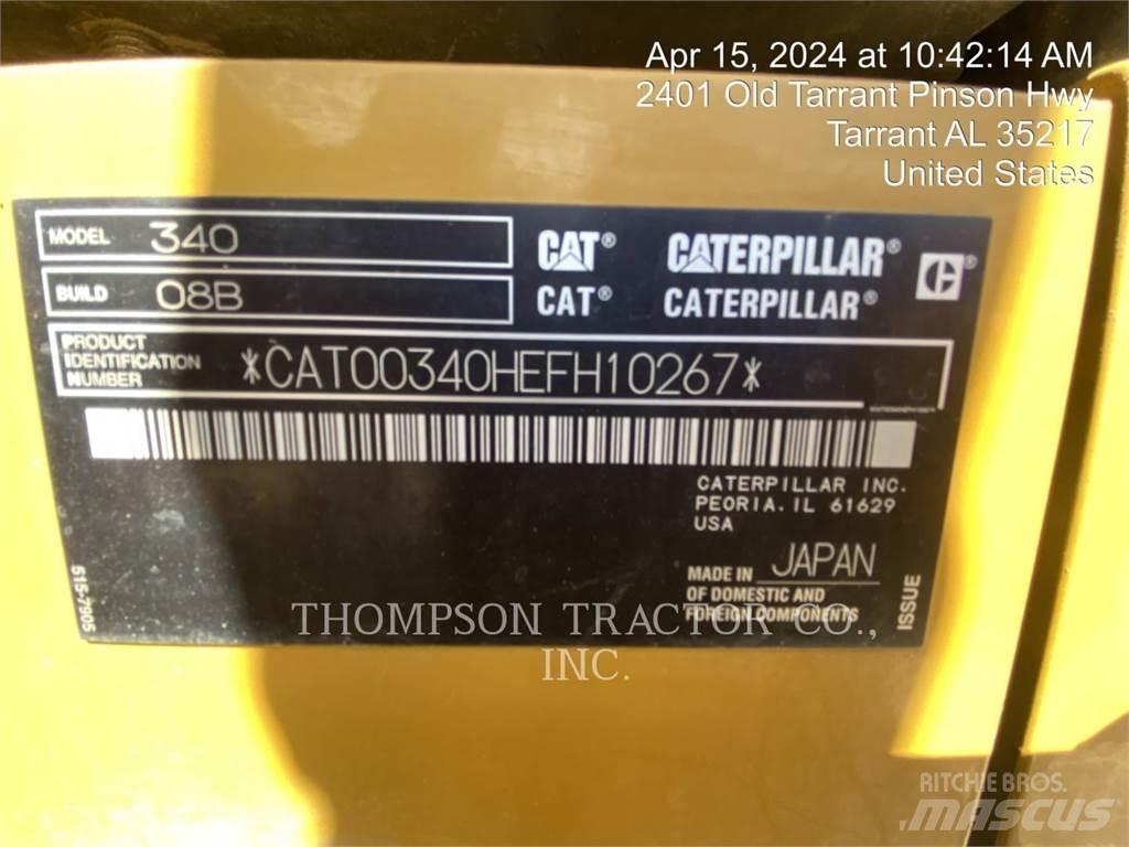 CAT 340 Bagri goseničarji