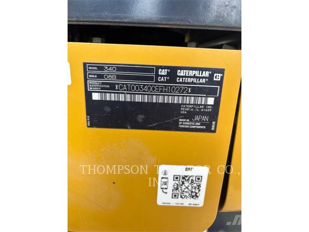 CAT 340 Bagri goseničarji