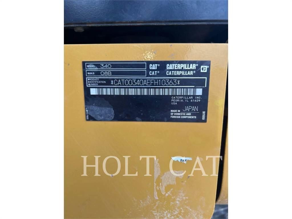 CAT 340 10 TC Bagri goseničarji