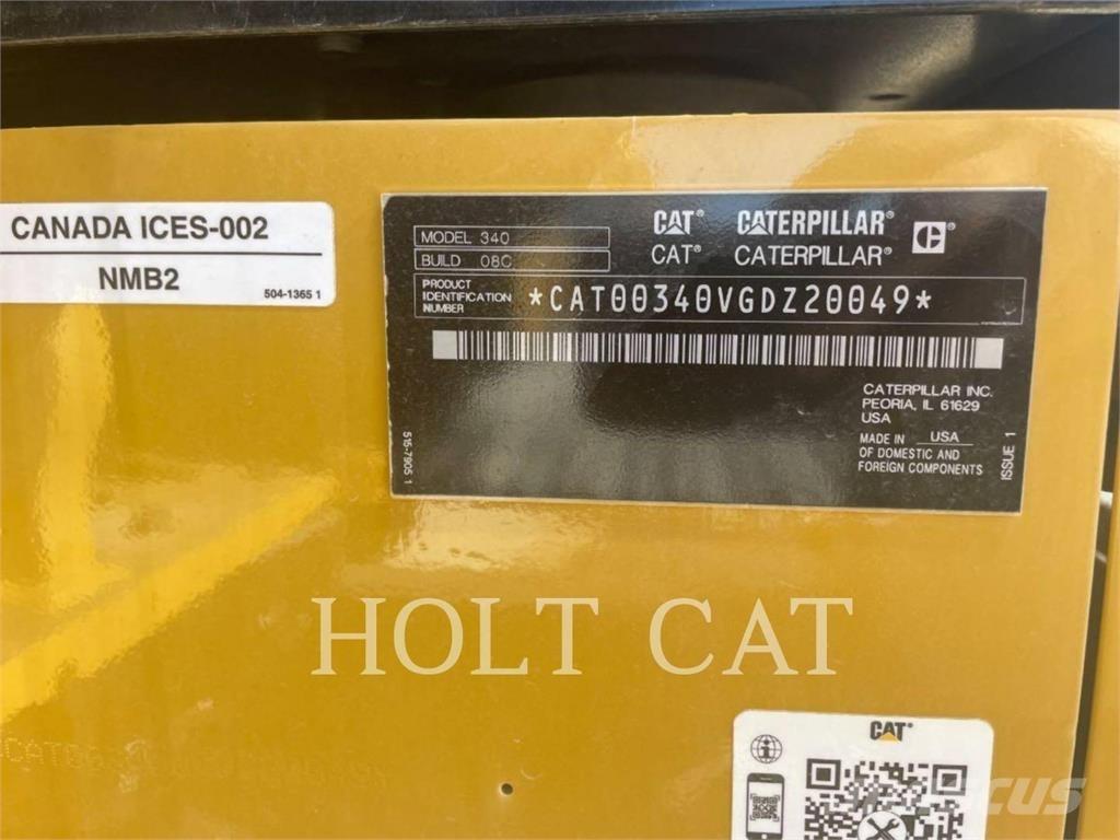 CAT 340 10 TC Bagri goseničarji