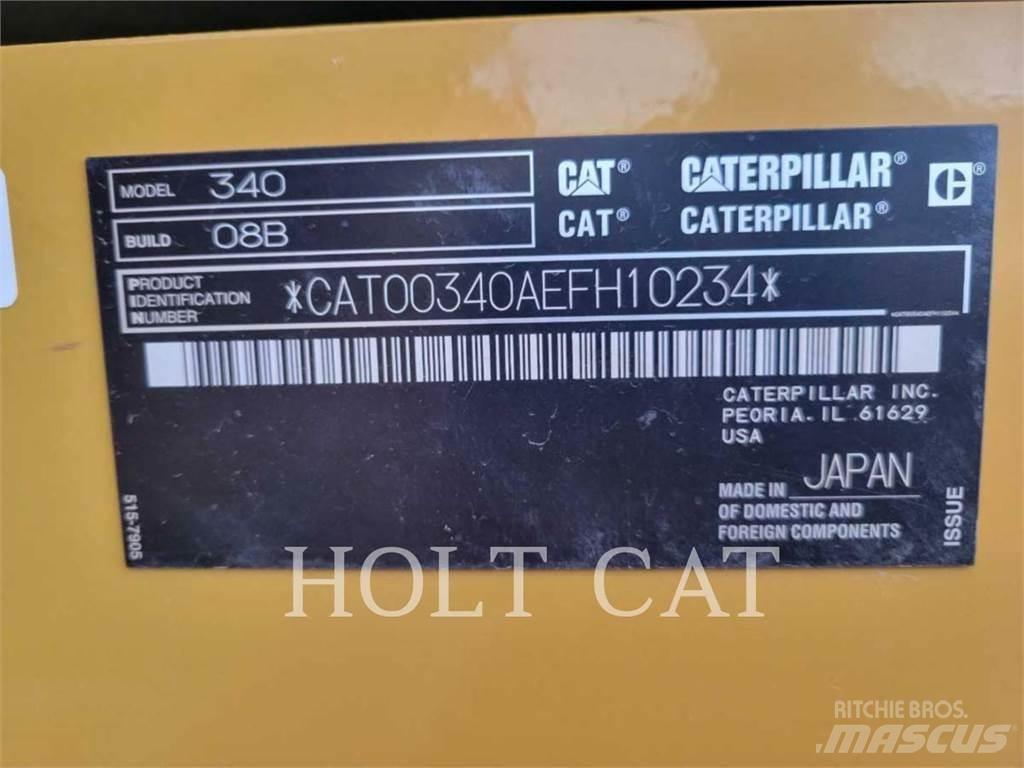 CAT 340 12 TC Bagri goseničarji