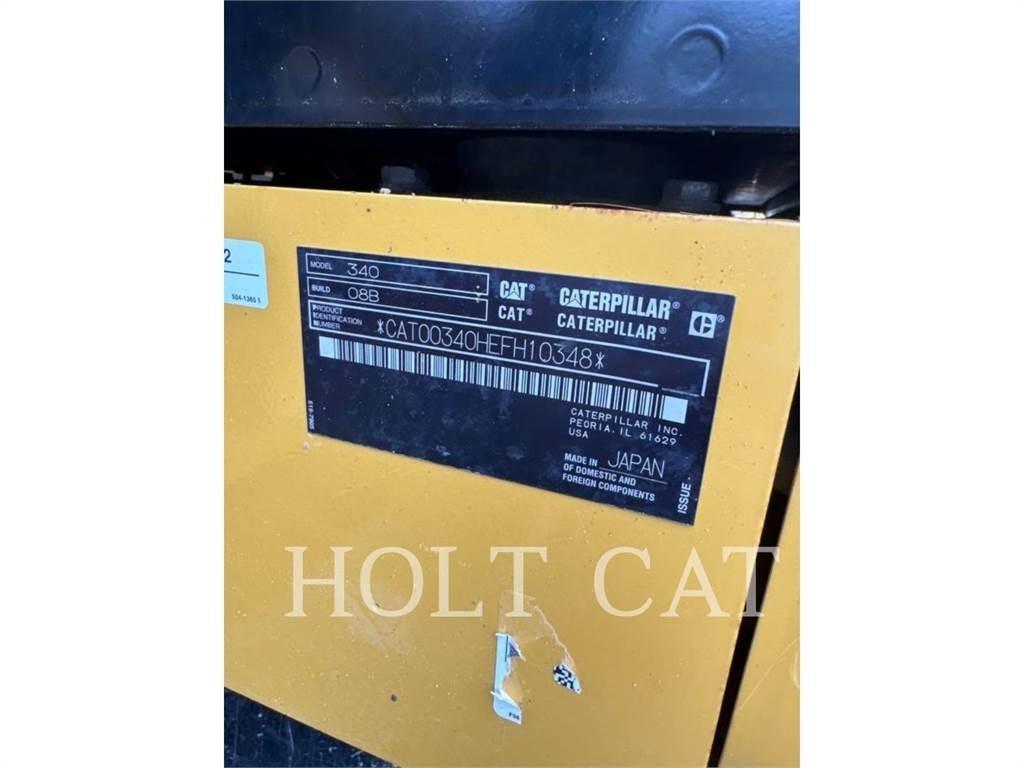 CAT 340 12 TC Bagri goseničarji