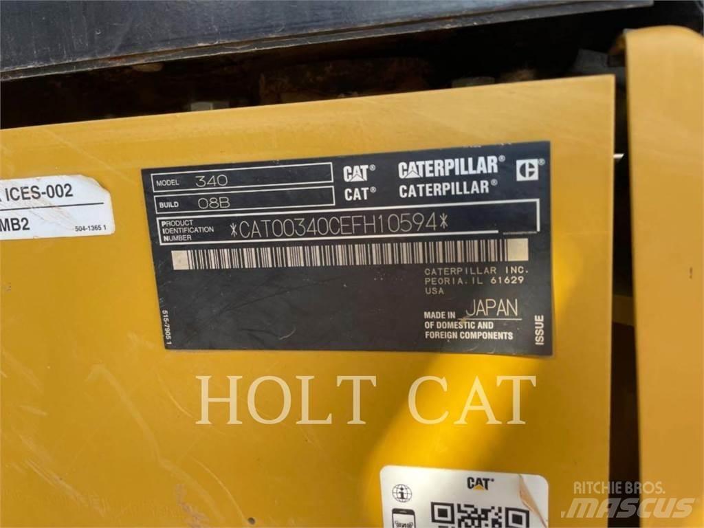 CAT 340 12 TC Bagri goseničarji