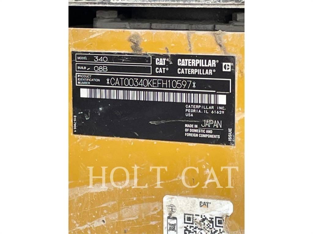 CAT 340 12 TC Bagri goseničarji