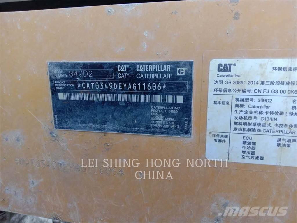 CAT 349D2 Bagri goseničarji
