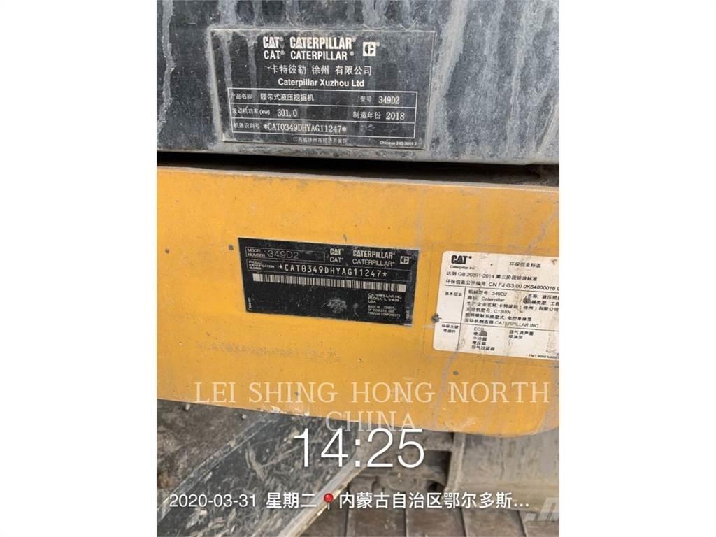 CAT 349D2 Bagri goseničarji