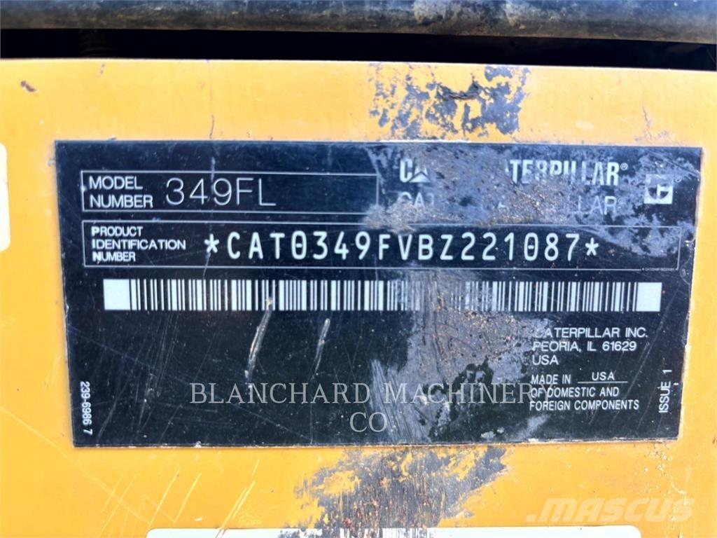 CAT 349F Bagri goseničarji