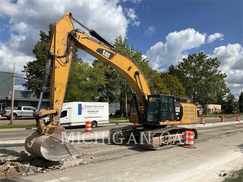 CAT 349FL + Bagri goseničarji