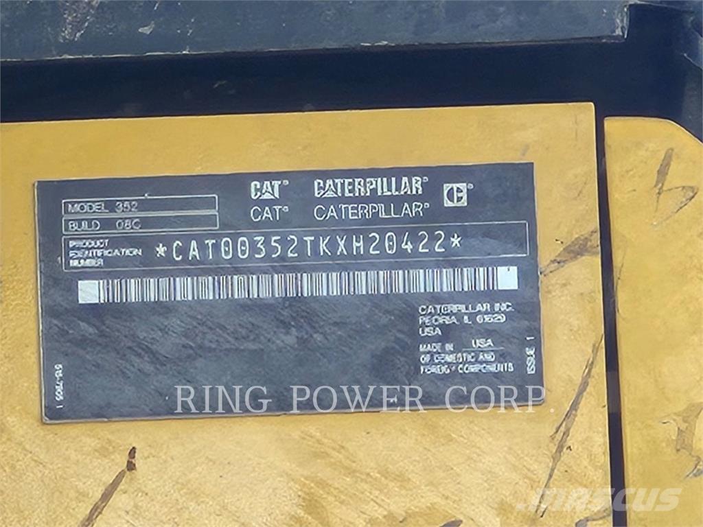 CAT 352-08 Bagri goseničarji