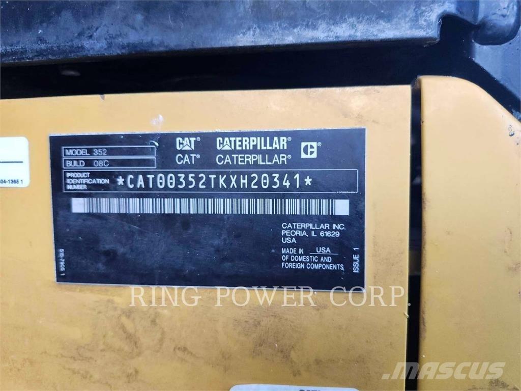 CAT 352EW Bagri goseničarji