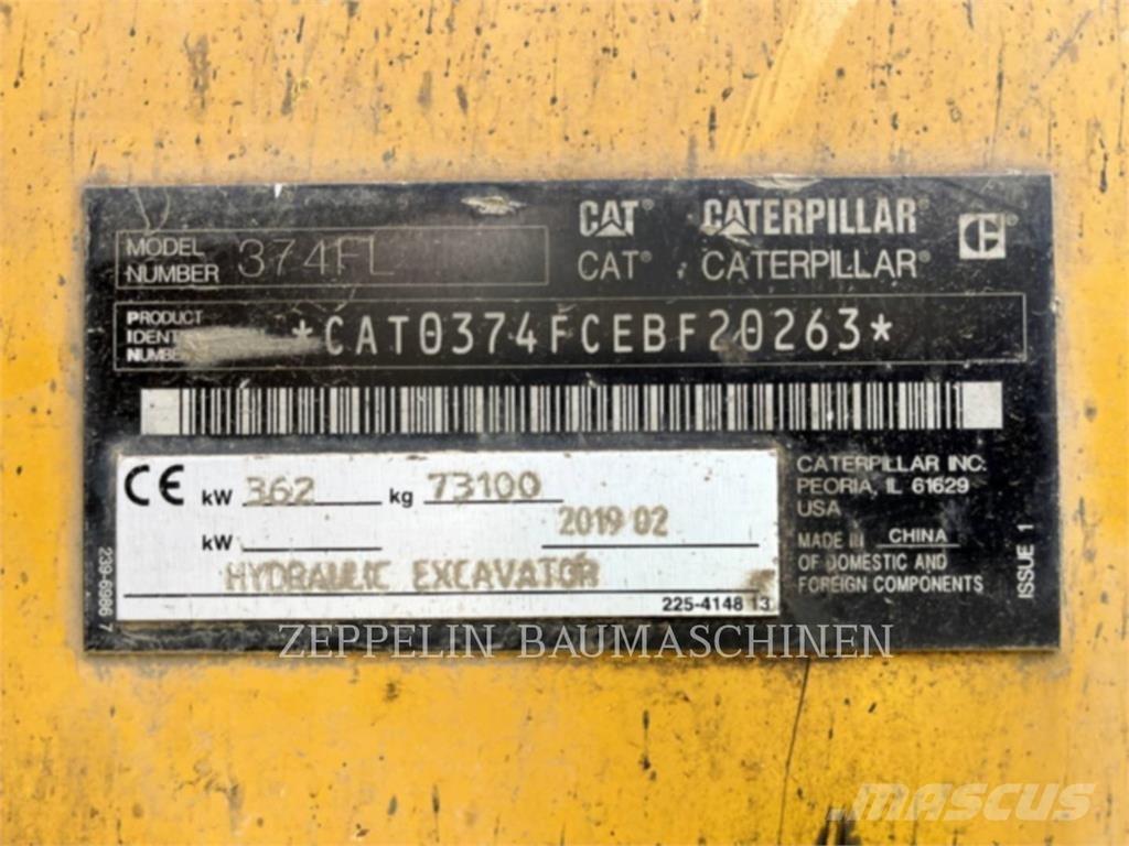 CAT 374FL Bagri goseničarji