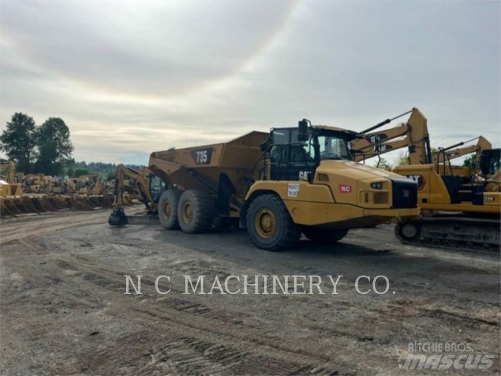 CAT 735 Kiper tovornjaki