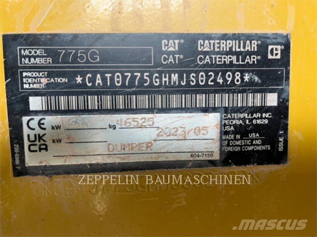 CAT 775G Zglobni demperji