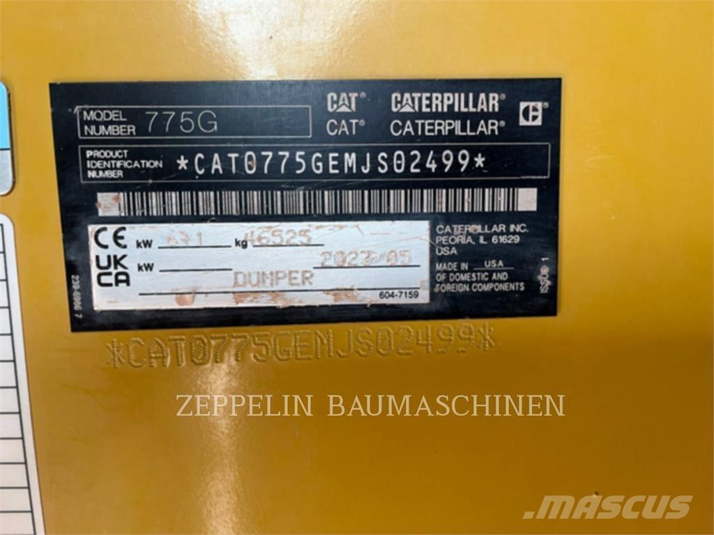 CAT 775G Zglobni demperji