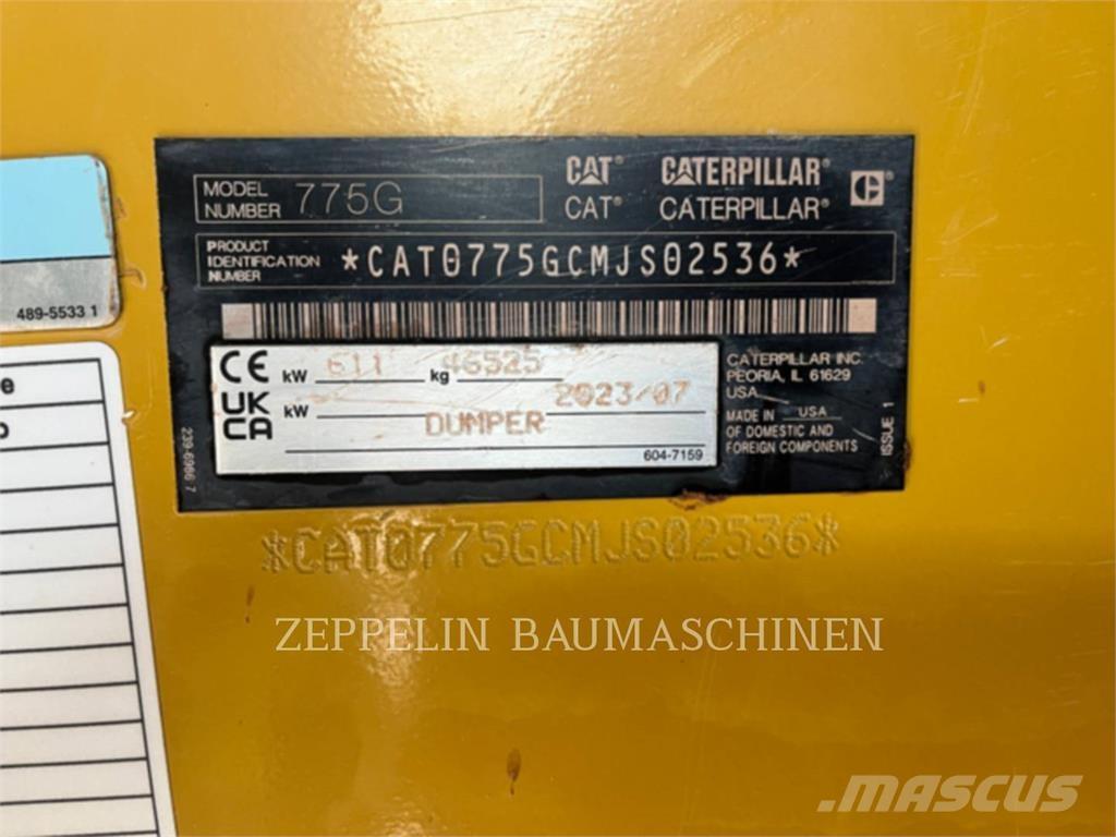 CAT 775G Zglobni demperji