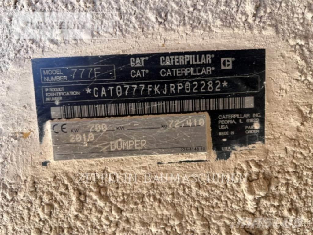 CAT 777F Zglobni demperji