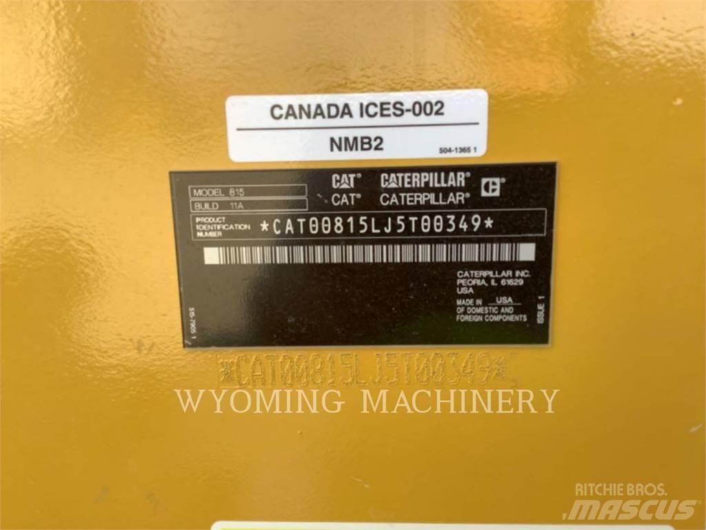 CAT 815 Kompaktorji tal