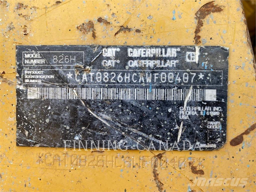CAT 826H Kompaktorji tal