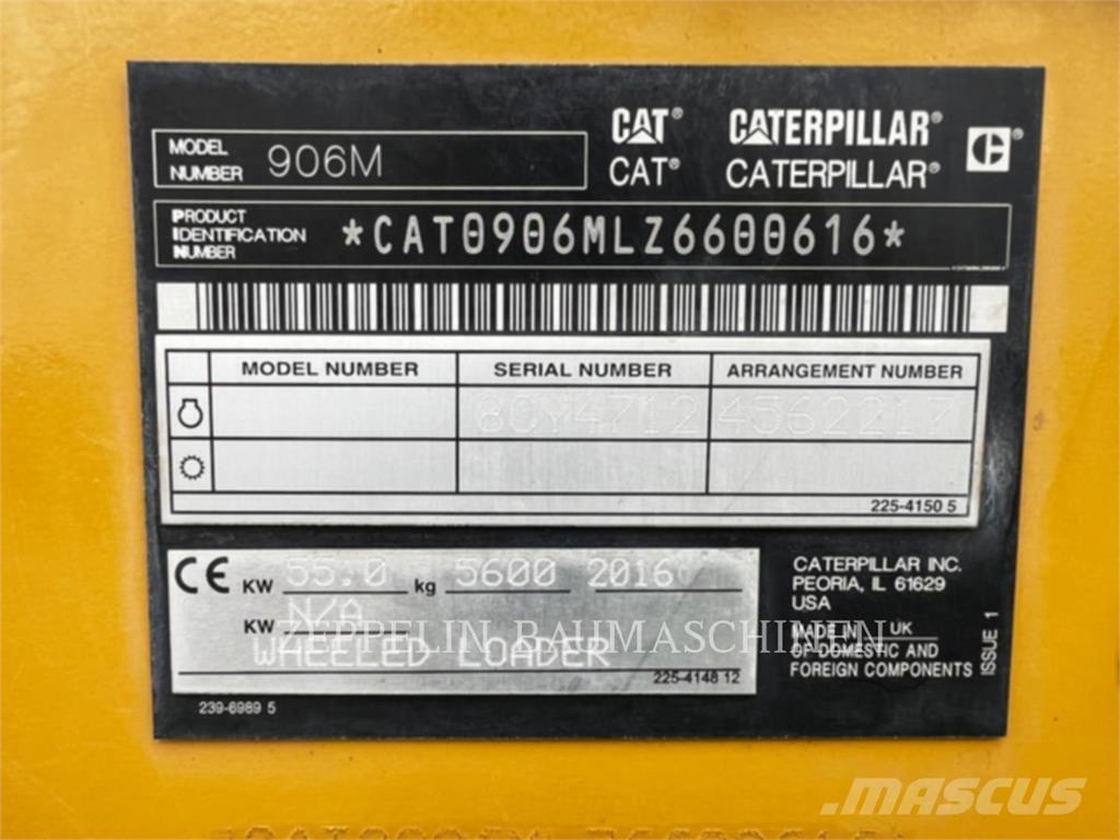 CAT 906M Kolesni nakladalci