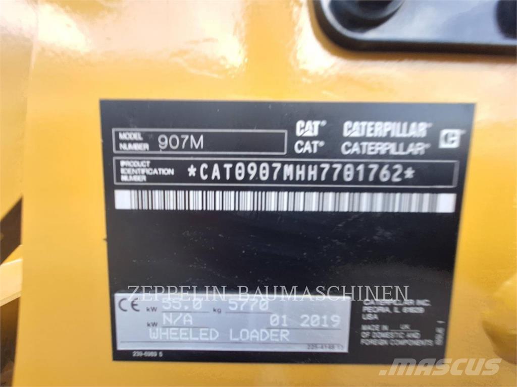 CAT 907M Kolesni nakladalci