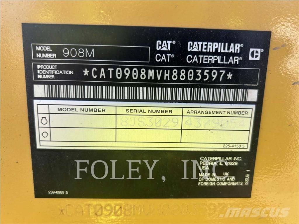 CAT 908M Kolesni nakladalci