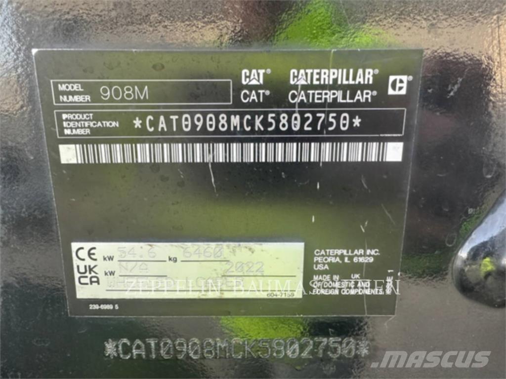 CAT 908M Kolesni nakladalci