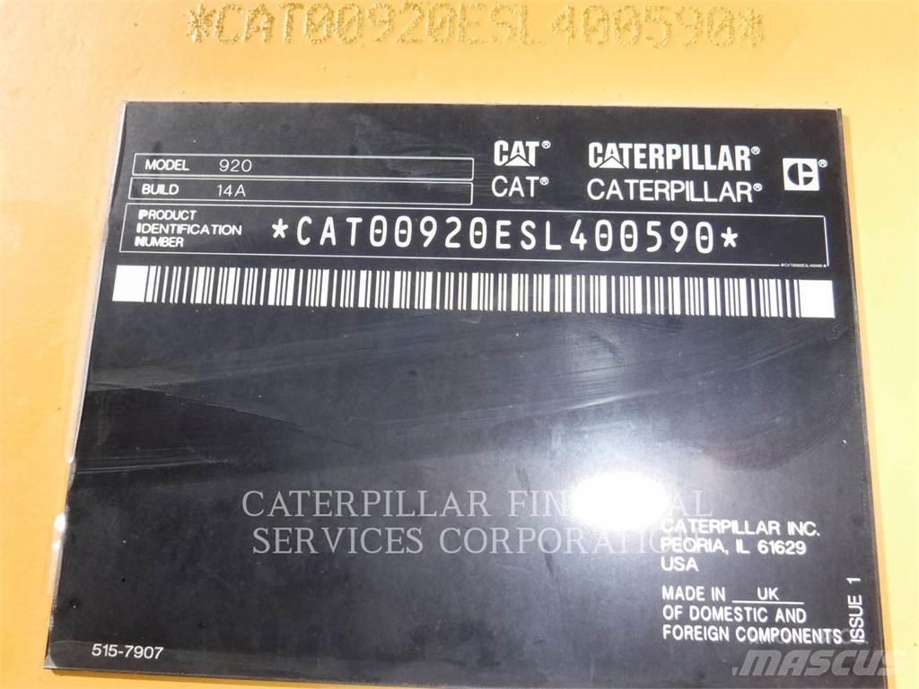 CAT 920-14 Kolesni nakladalci