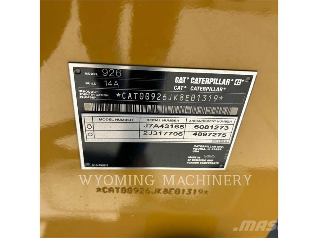 CAT 926 Kolesni nakladalci