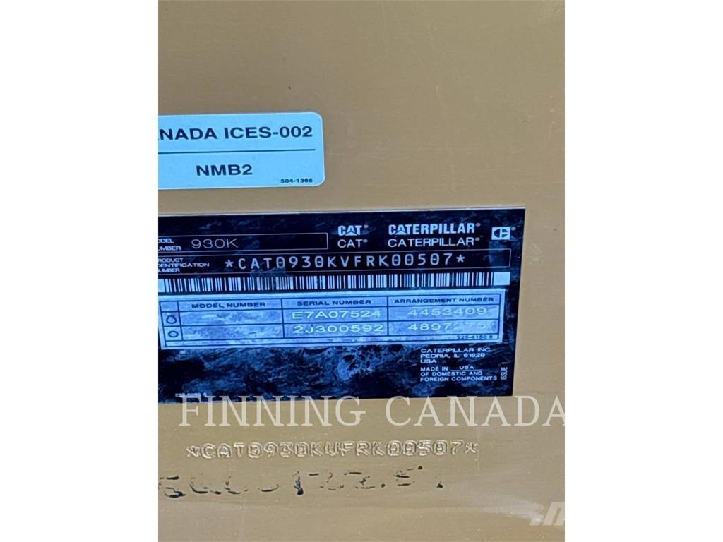 CAT 930K Kolesni nakladalci