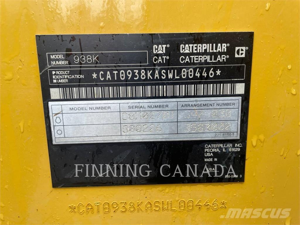 CAT 938K Kolesni nakladalci