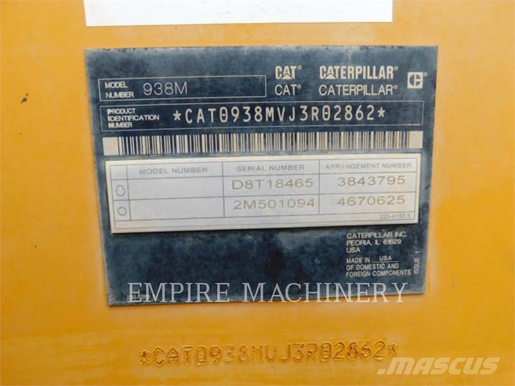 CAT 938M FC Kolesni nakladalci