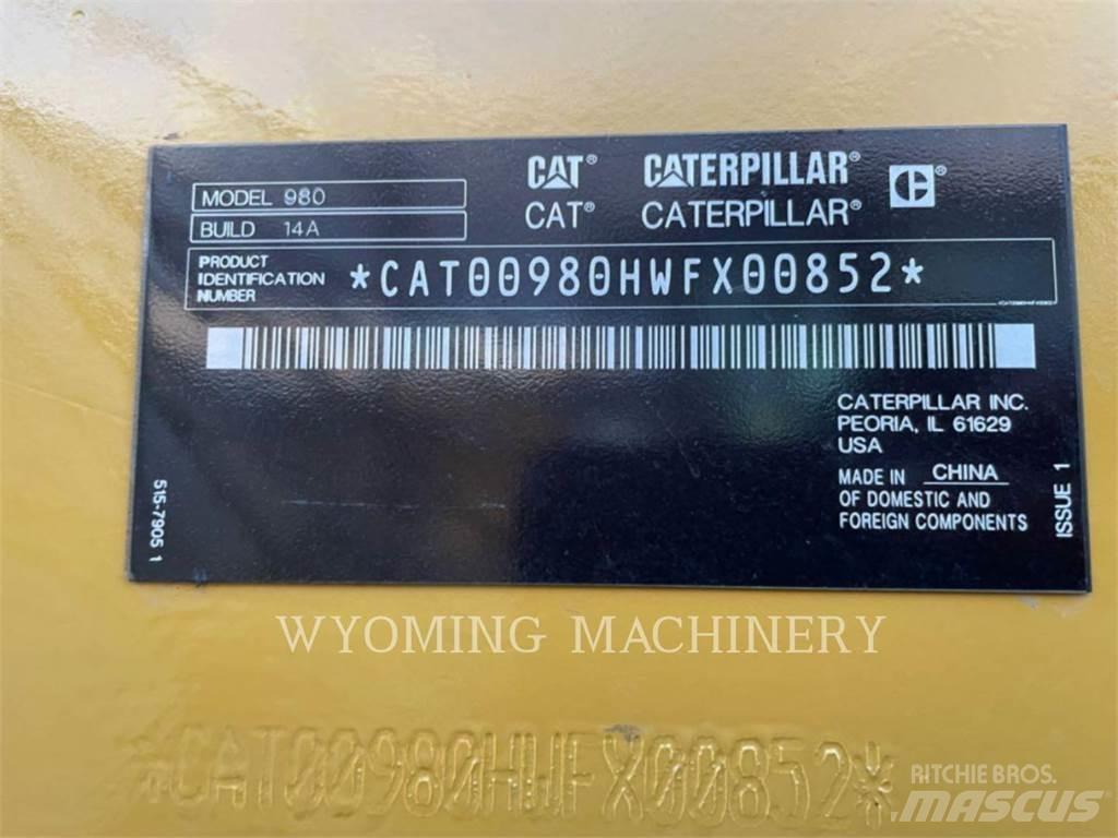 CAT 980 Kolesni nakladalci