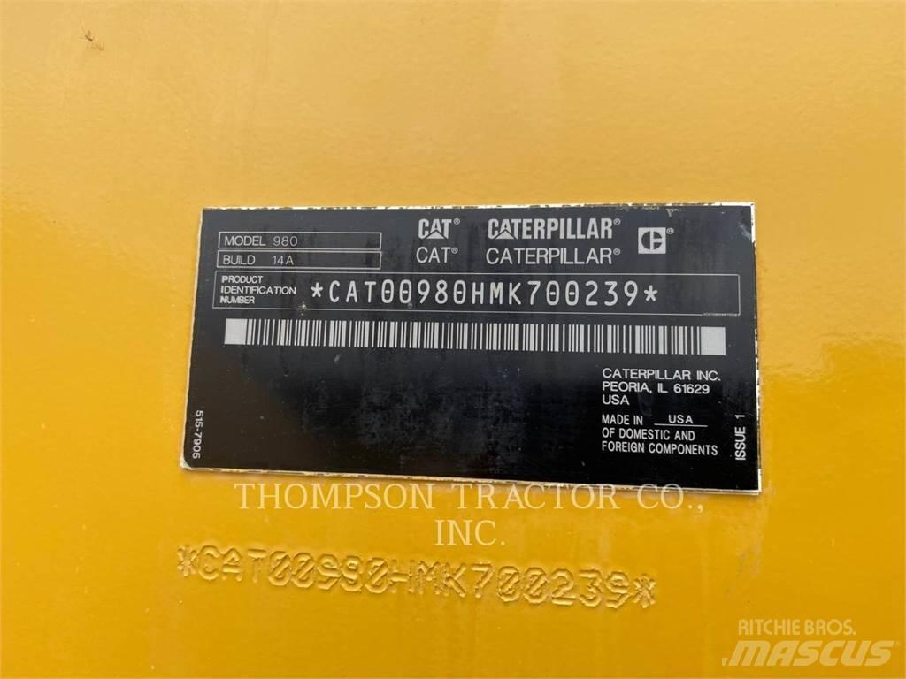 CAT 980 Kolesni nakladalci