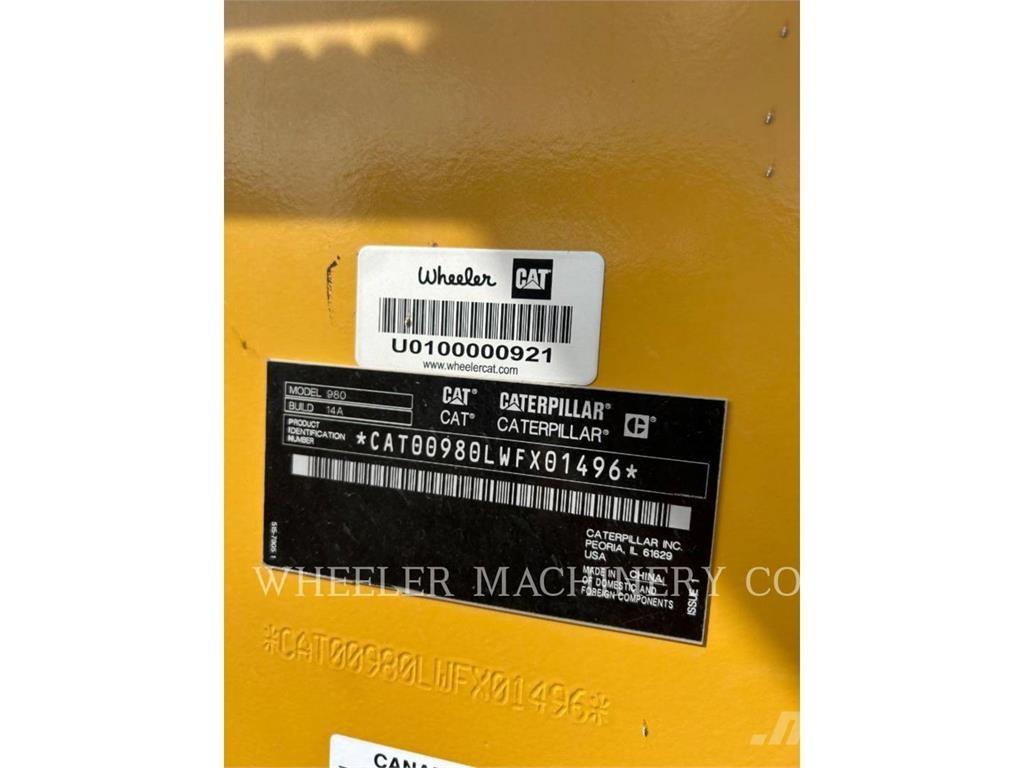 CAT 980 Kolesni nakladalci